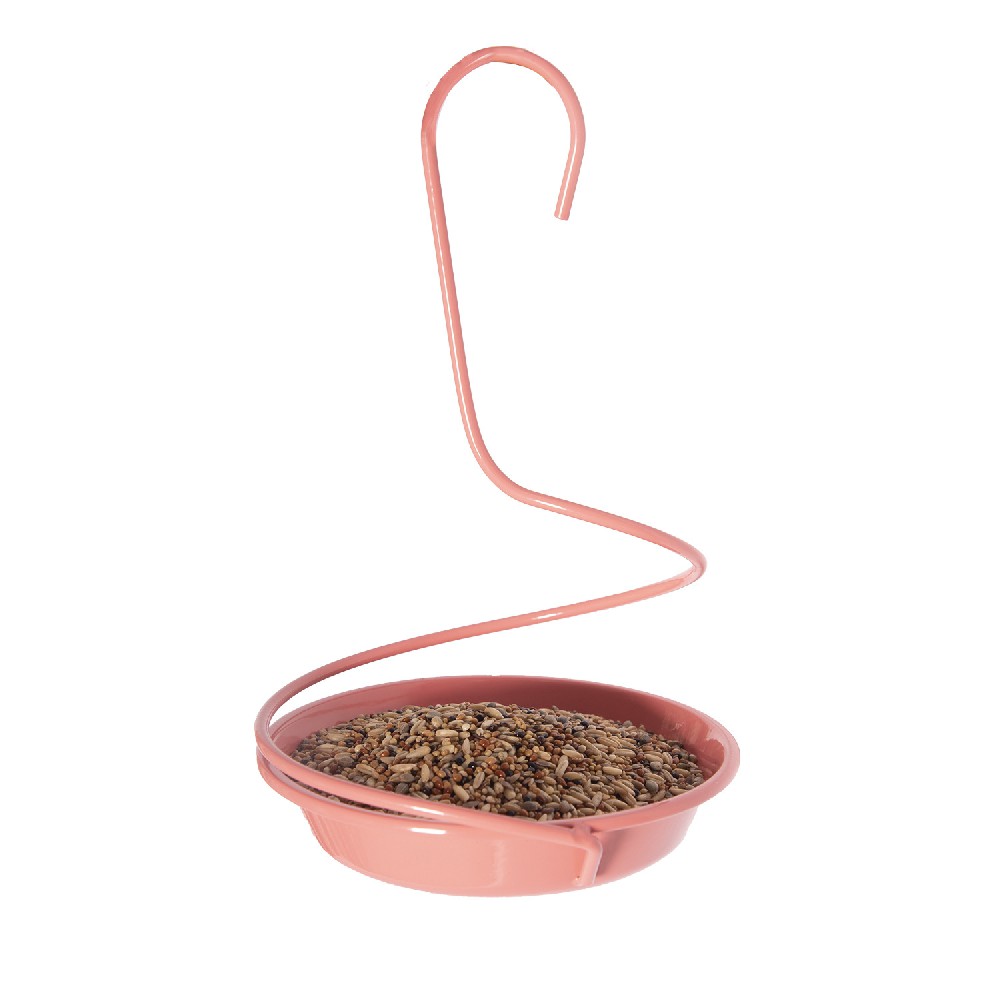 Mini Small Customized Personalized Pink Colorful Attractive Hanging Bird Feeder Easy to Install